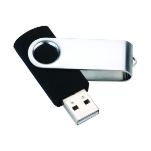 Pen Drive Giratório SM Preto - PSM