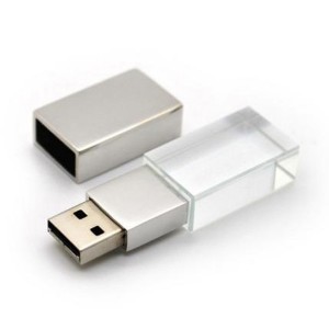 Pen Drive Vidro Prata - PLP