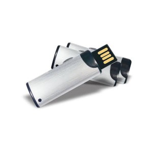 Pen Drive Retrátil Escovado - PTR